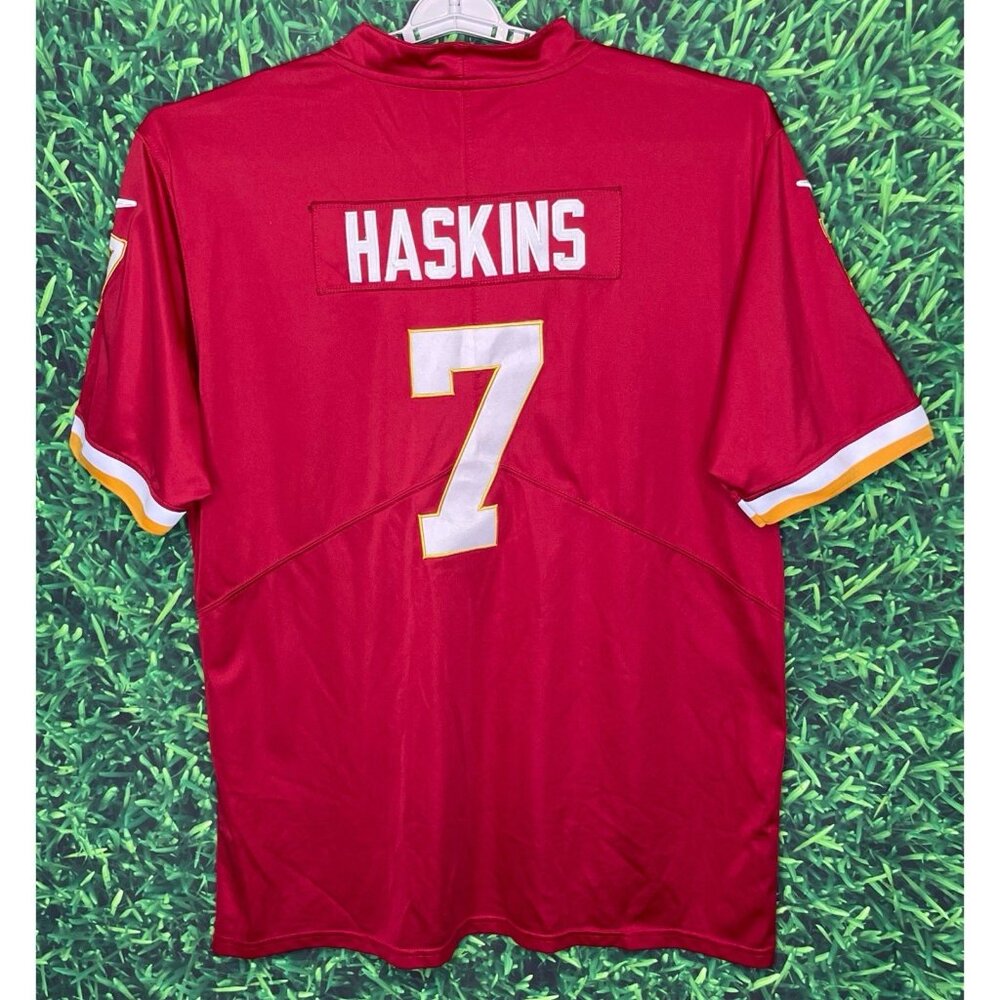 Washington Redskins #7 Haskins NFL Football Jersey Mens XL Nike On Field Red - Picture 2 of 4